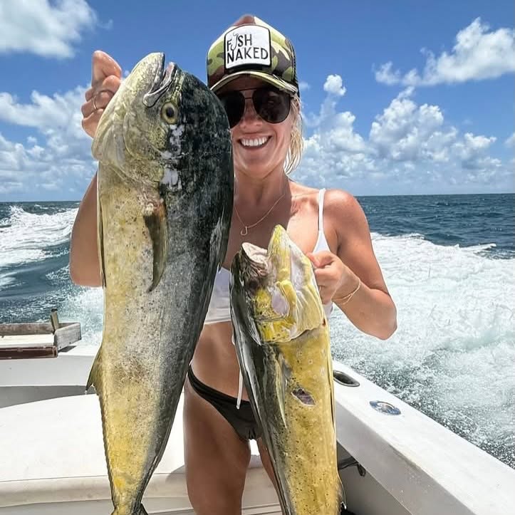 Mahi mahi, late spring to fall