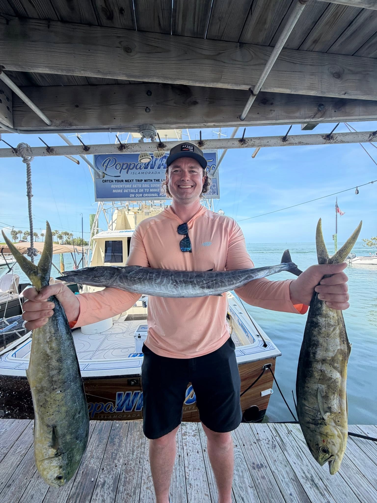King mackerel and wahoo on the same board