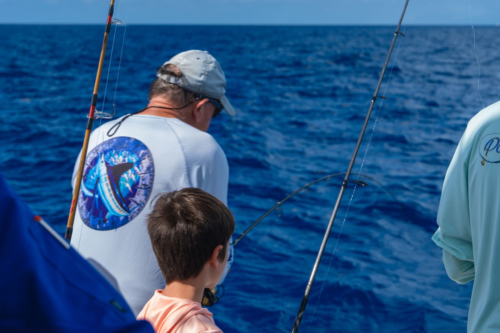 Two young anglers
