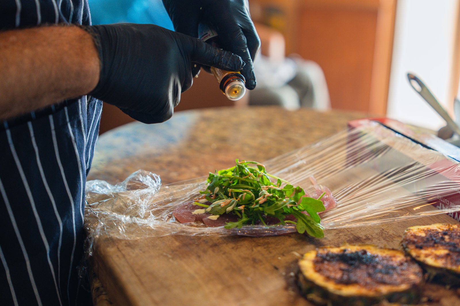 Crudo from the day's catch