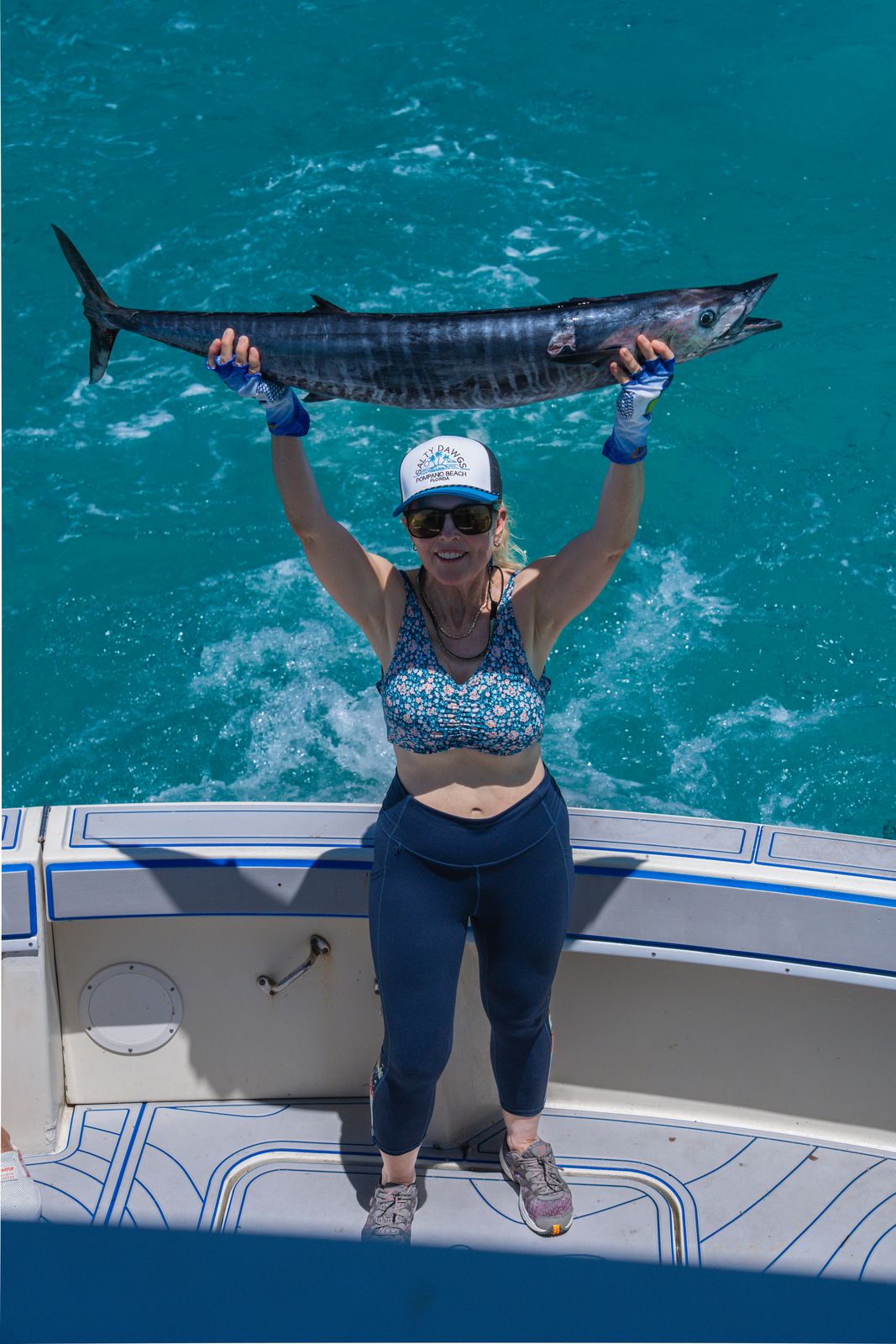 A sailfish boatside moments before release