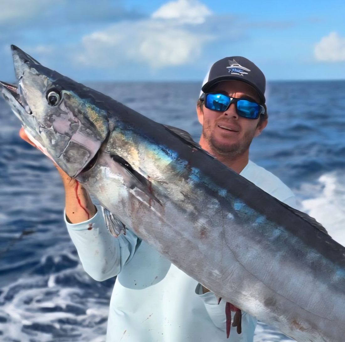 Capt. Rick Martin II with a wahoo
